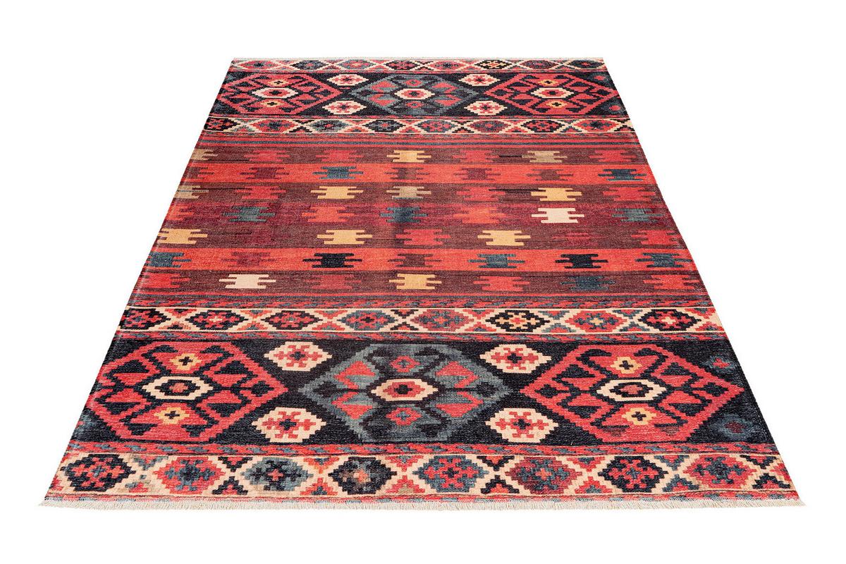 Flachwebeteppich My Ethno - Multicolor, Lifestyle, Textil (150/230cm)
