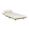 BÄDDFÅTÖLJ BELLA - cremefärgad/naturfärgad, Modern, metall/trä (85/76/84cm) - Bessagi Home