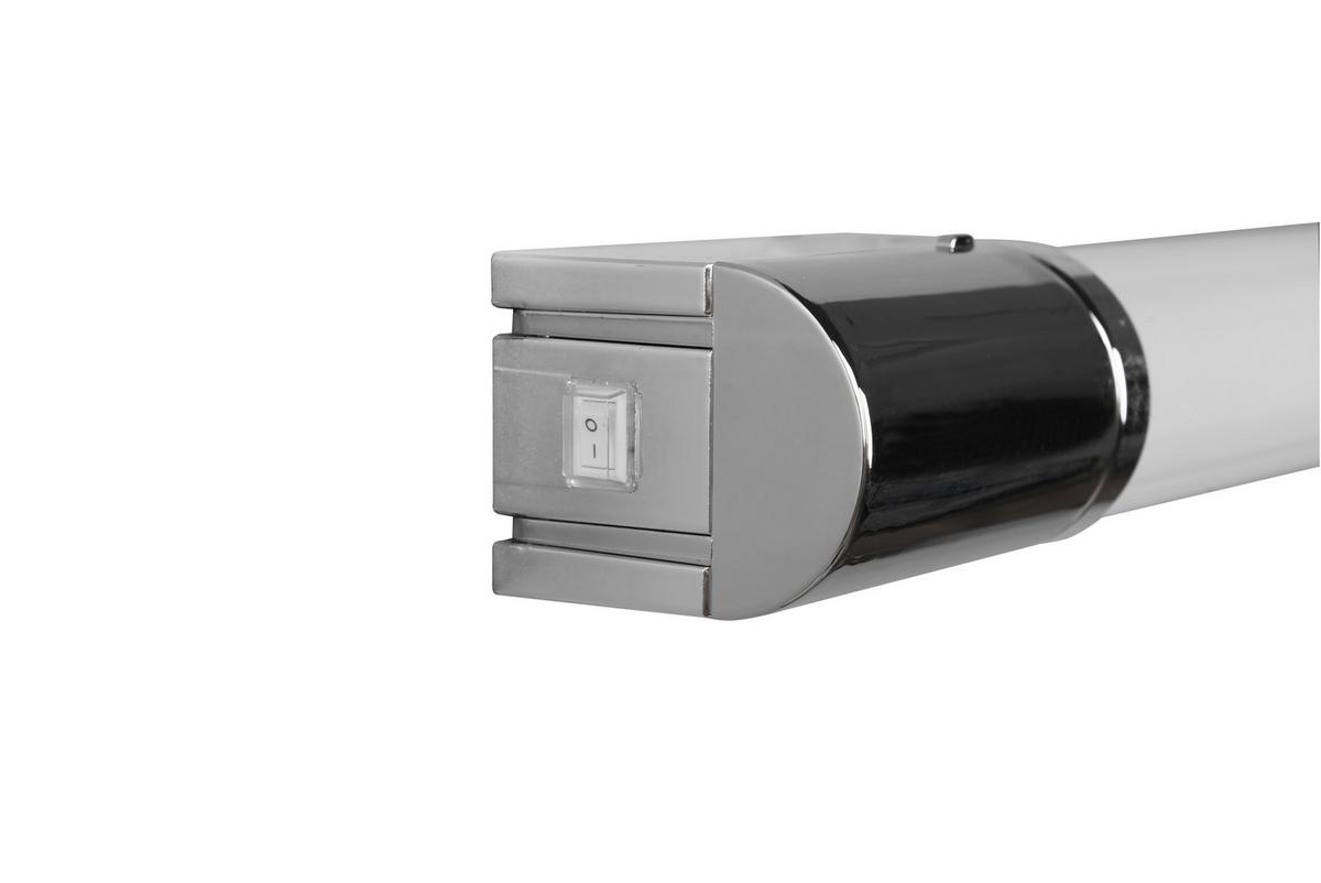 LED-Wandleuchte Piera Chromfarben max. 16 Watt - Chromfarben, Basics, Kunststoff/Metall (79/5,5/7cm) - Trio Leuchten