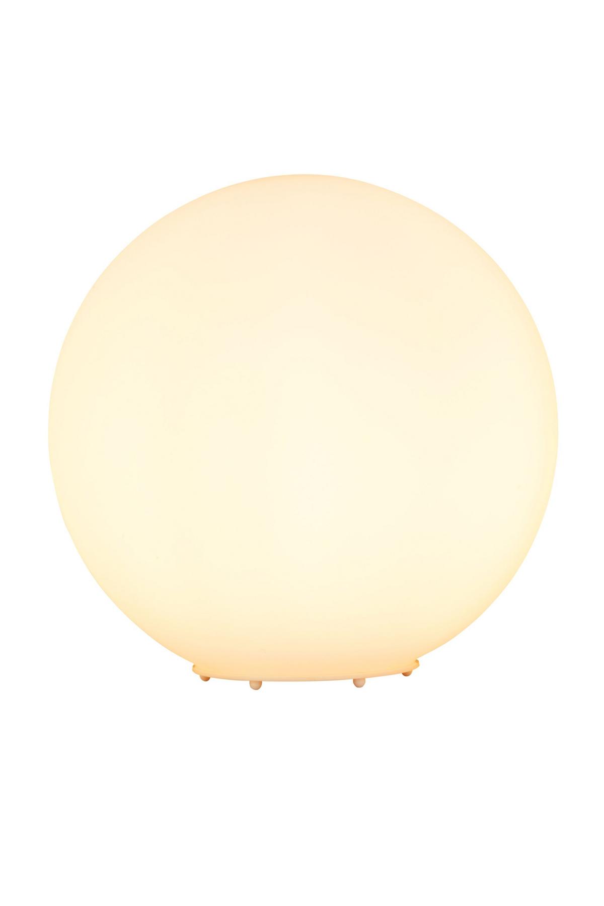 LAMPA STOŁOWA OAKLAND *SBN* - biały, Basics, tworzywo sztuczne/szkło (25cm) - Novel