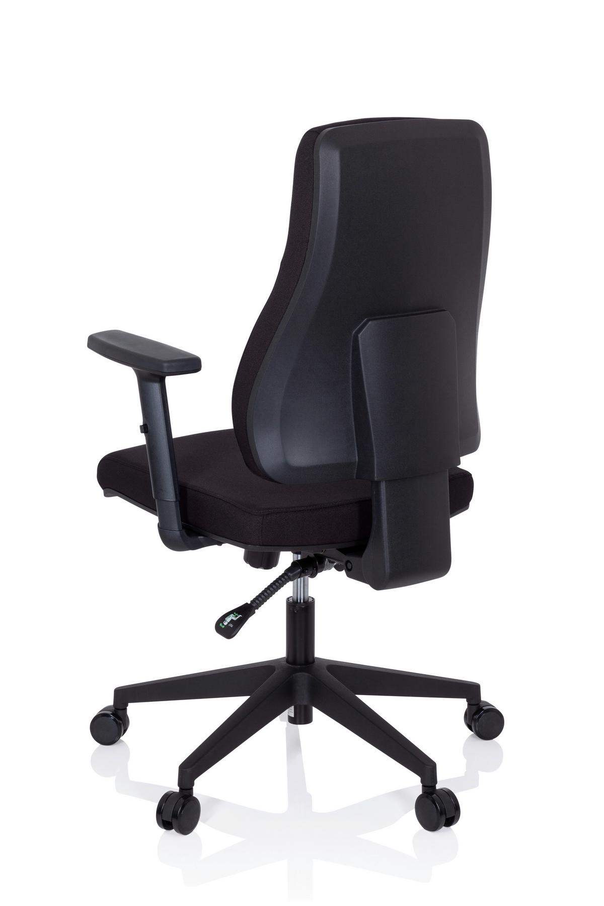 Pisarniški Stol Mathes, Črna - črna, Moderno, umetna masa/tekstil (65/113/60cm) - MID.YOU