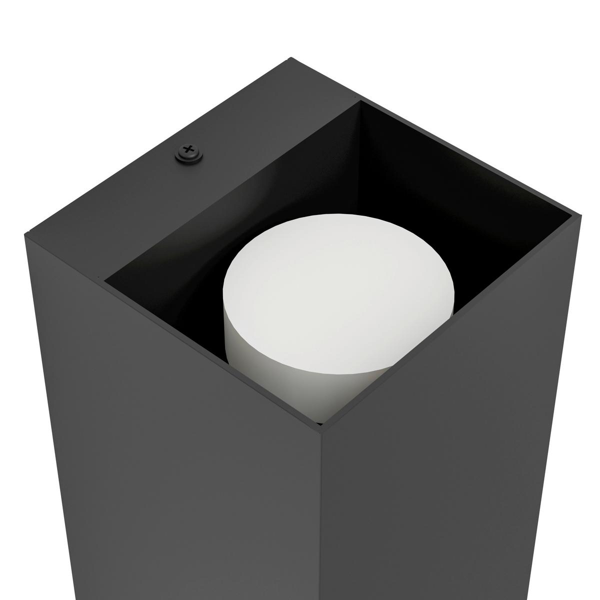 Aussenwandleuchte 900189* Eremitana - Schwarz, Design, Metall (11/11/24cm) - Eglo