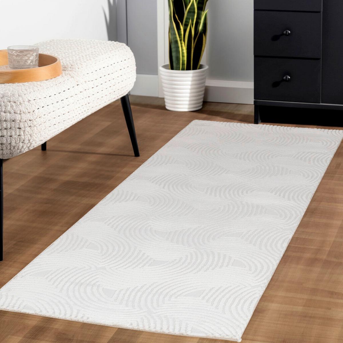 Tekač Sahara, Krem Barva, 80x250cm - krem barve, Design, tekstil (80/250cm) - Novel