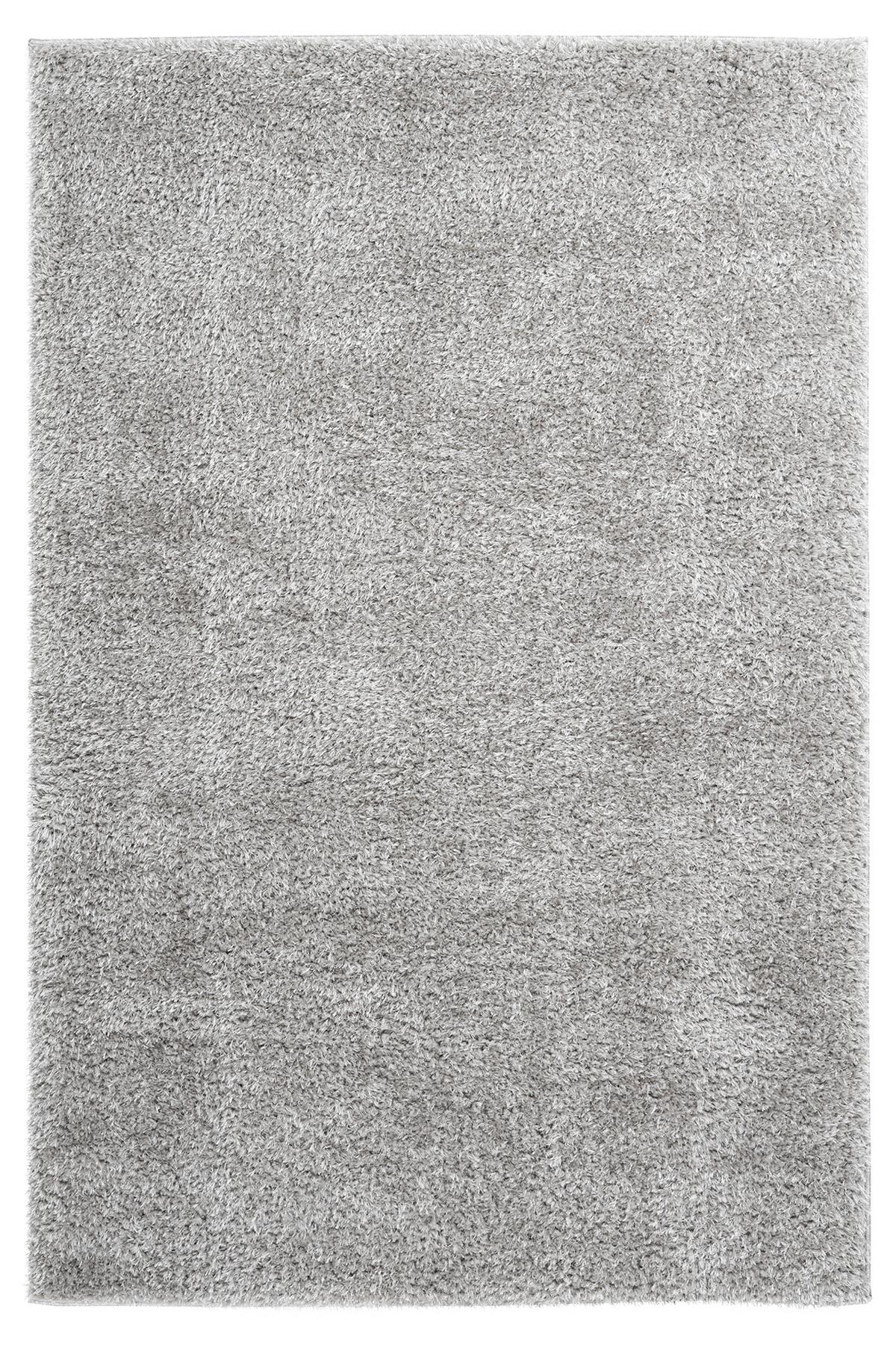 HOCHFLORTEPPICH MY EMILIA - Silberfarben, Konventionell, Textil (60/110cm) - Novel