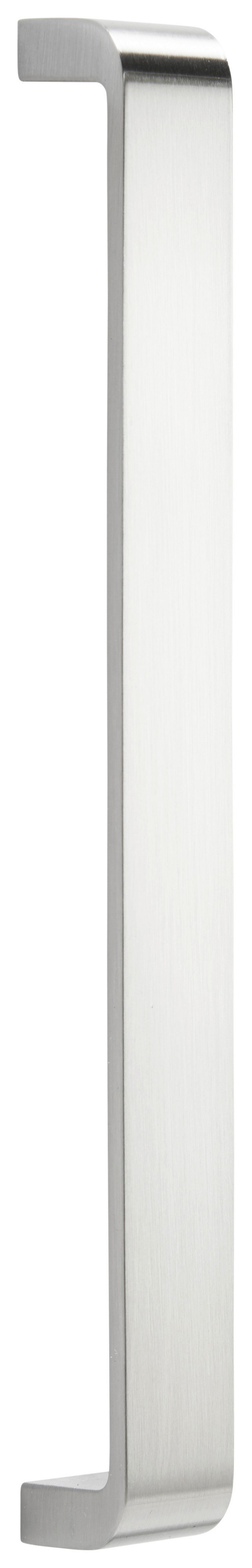 Schrankgriff Unit L:20cm Edelstahl Gebürstet - Edelstahlfarben, Modern, Metall (20/2,4/1,7cm) - Based