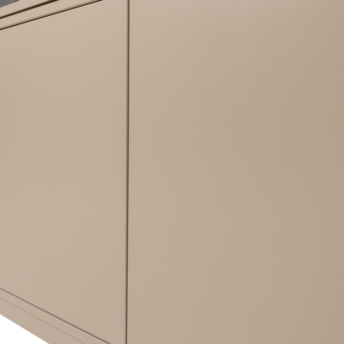 Regal Casa Schlammfarben - Schlammfarben, Design, Glas/Holz (101/236/40cm) - Livetastic