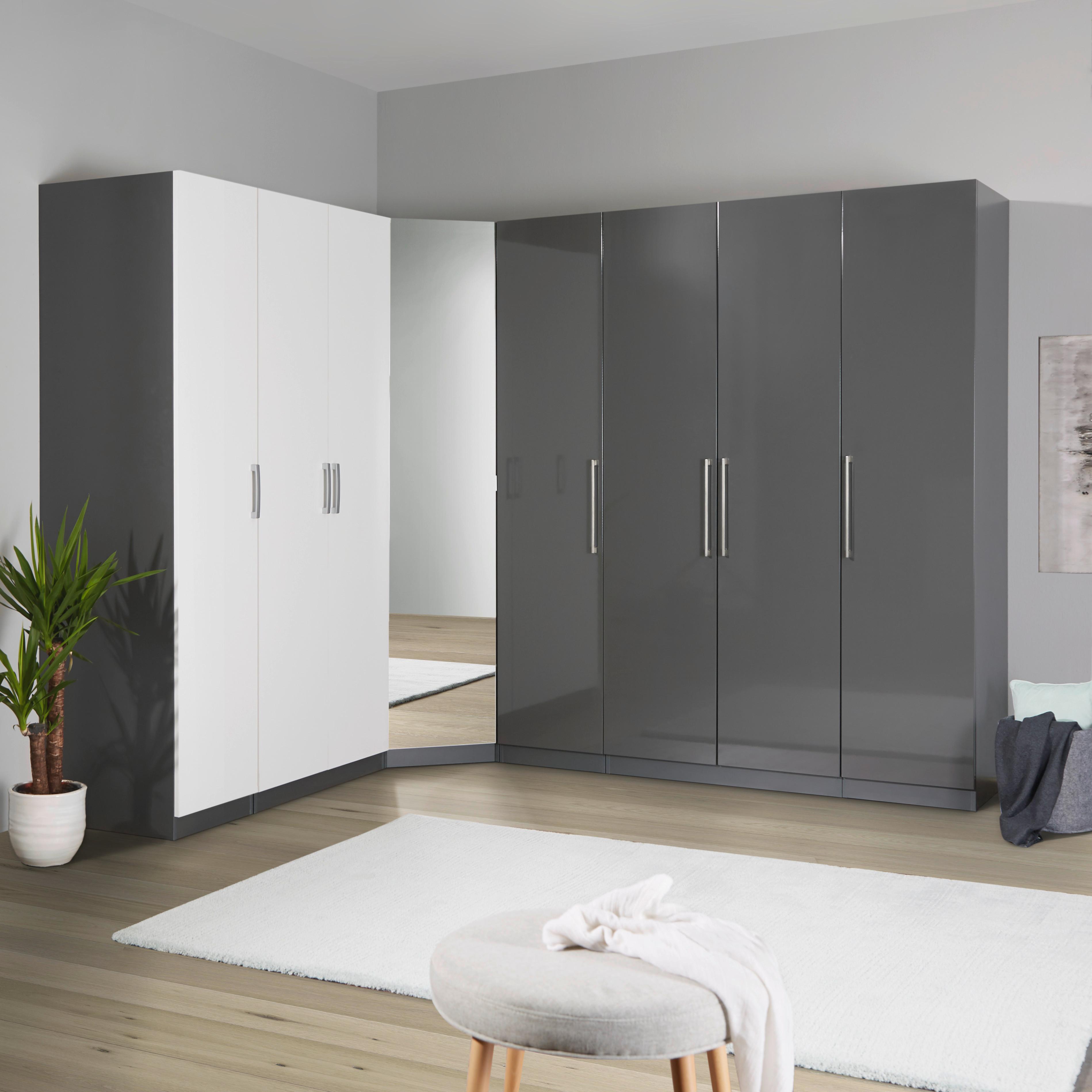 DÖRR UNIT -BASED- - aluminiumfärg, Modern, trämaterial/glas (45,4/202,6/1,8cm) - Based