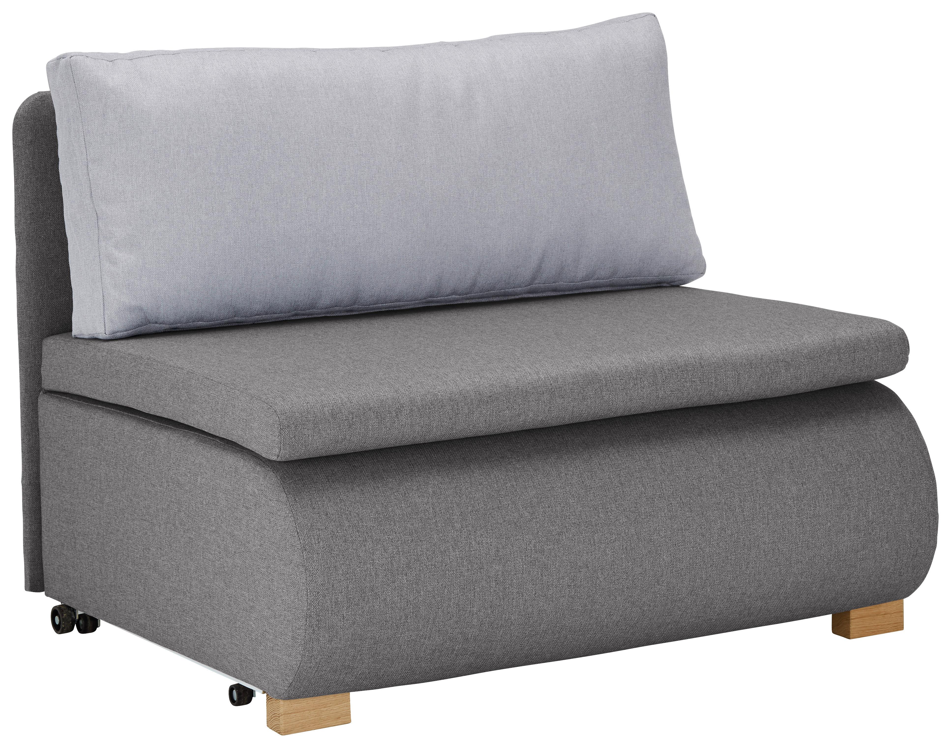 Fekvőfotel Keny - szürke, Konventionell, textil (100/76/84cm) - Mömax