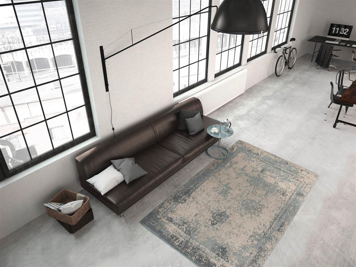 FLACHWEBETEPPICH NOSTALGIA 285 GRAU - Grau, Konventionell, Textil (120/170cm) - Kayoom