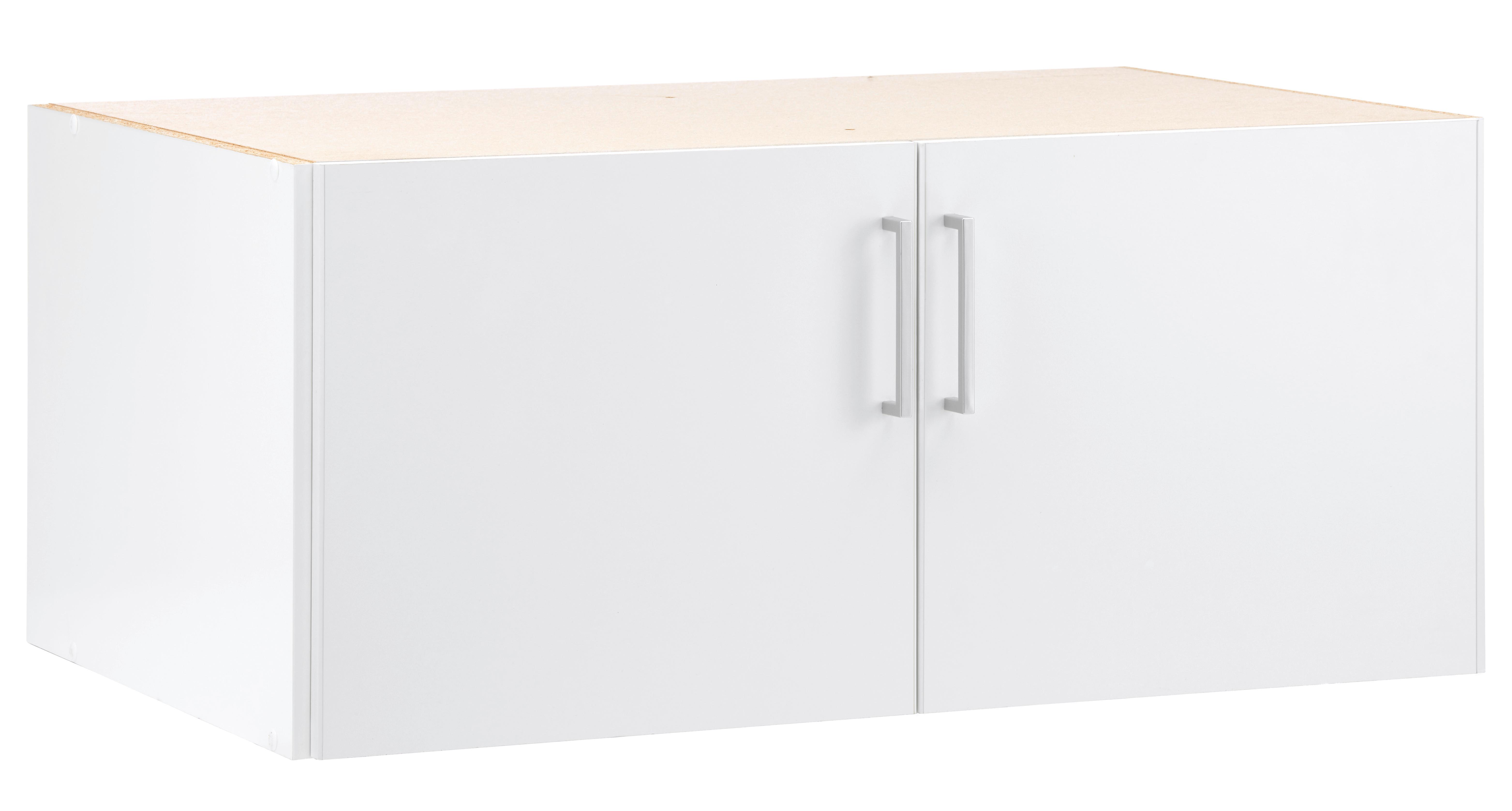 Nastavek Za Omaro Click, Bela - bela/barve aluminija, Konvencionalno, umetna masa/leseni material (91/40/58cm) - Mömax