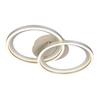 LED-TAKLAMPA KRISTA - sandfärgad/champagne, Modern, metall/plast (53,5/33,5/7,5cm) - Mömax