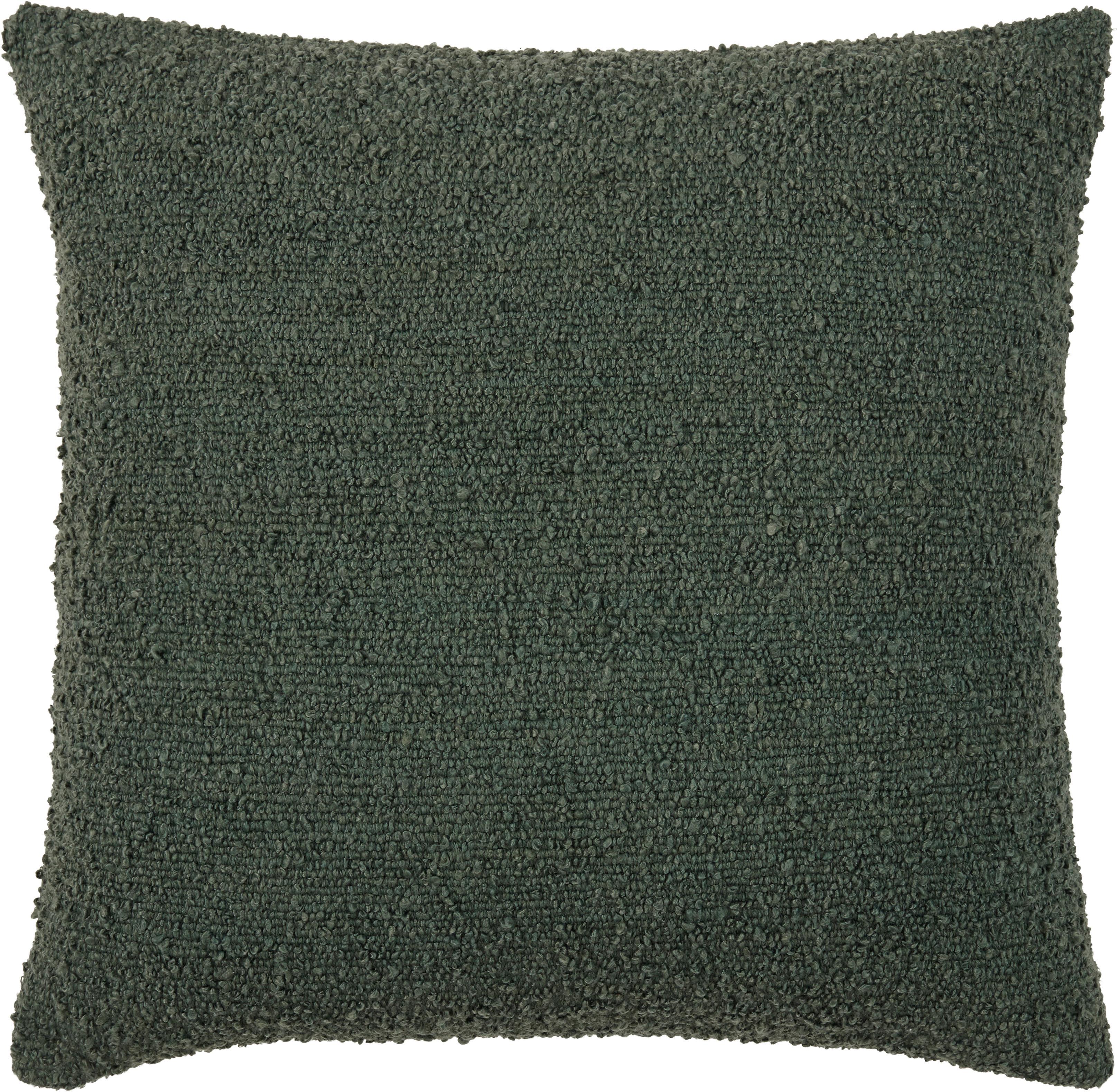 Díszpárna Boucle - sötétzöld, Konventionell, textil (45/45cm) - Modern Living