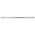 Duschvorhangstange in Silber, ca. 70-120cm - Silberfarben, Metall (70cm) - Mömax modern living
