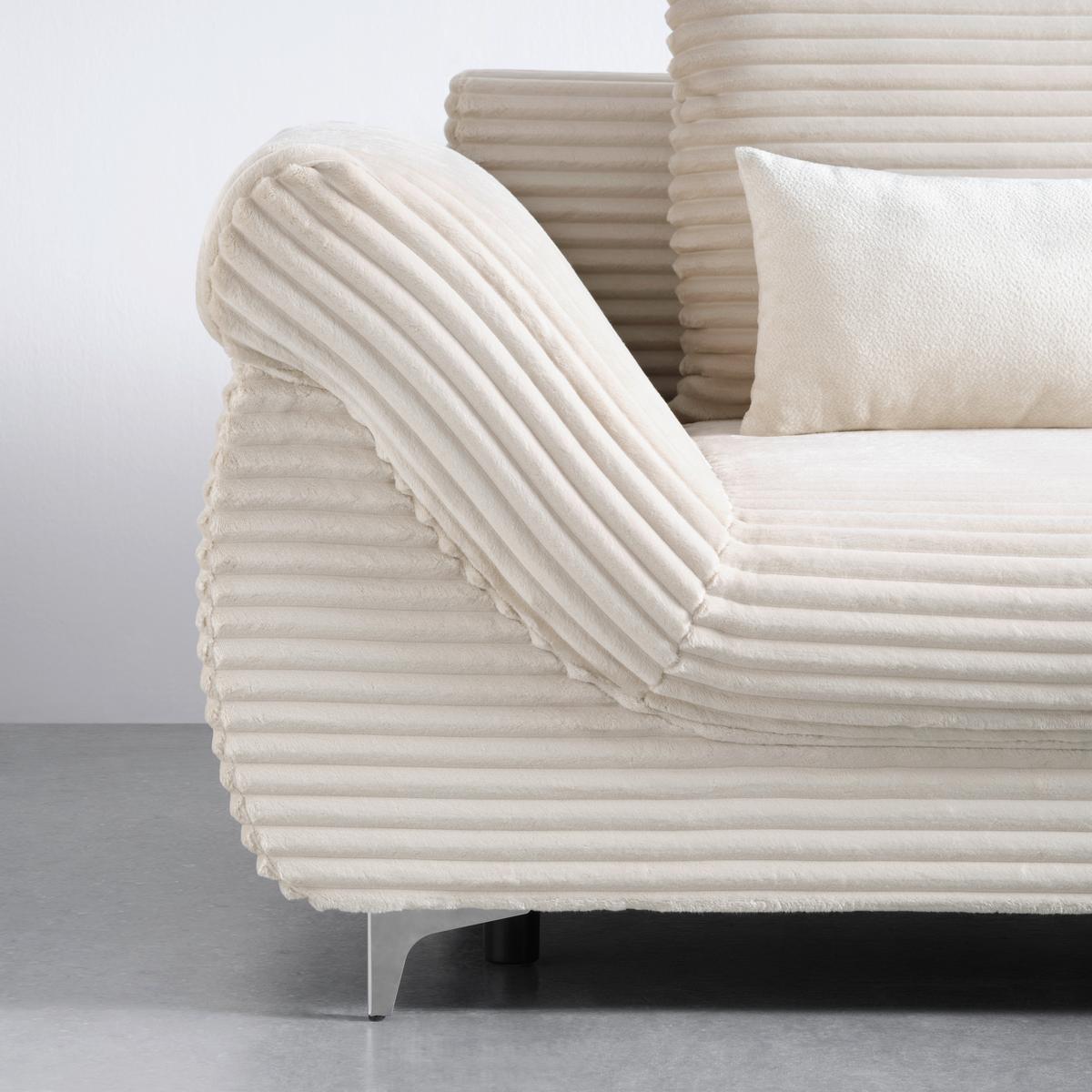 Canapea modulara ALANTIS LUX - crem/negru, Lifestyle, lemn/metal (263/175cm) - Mömax