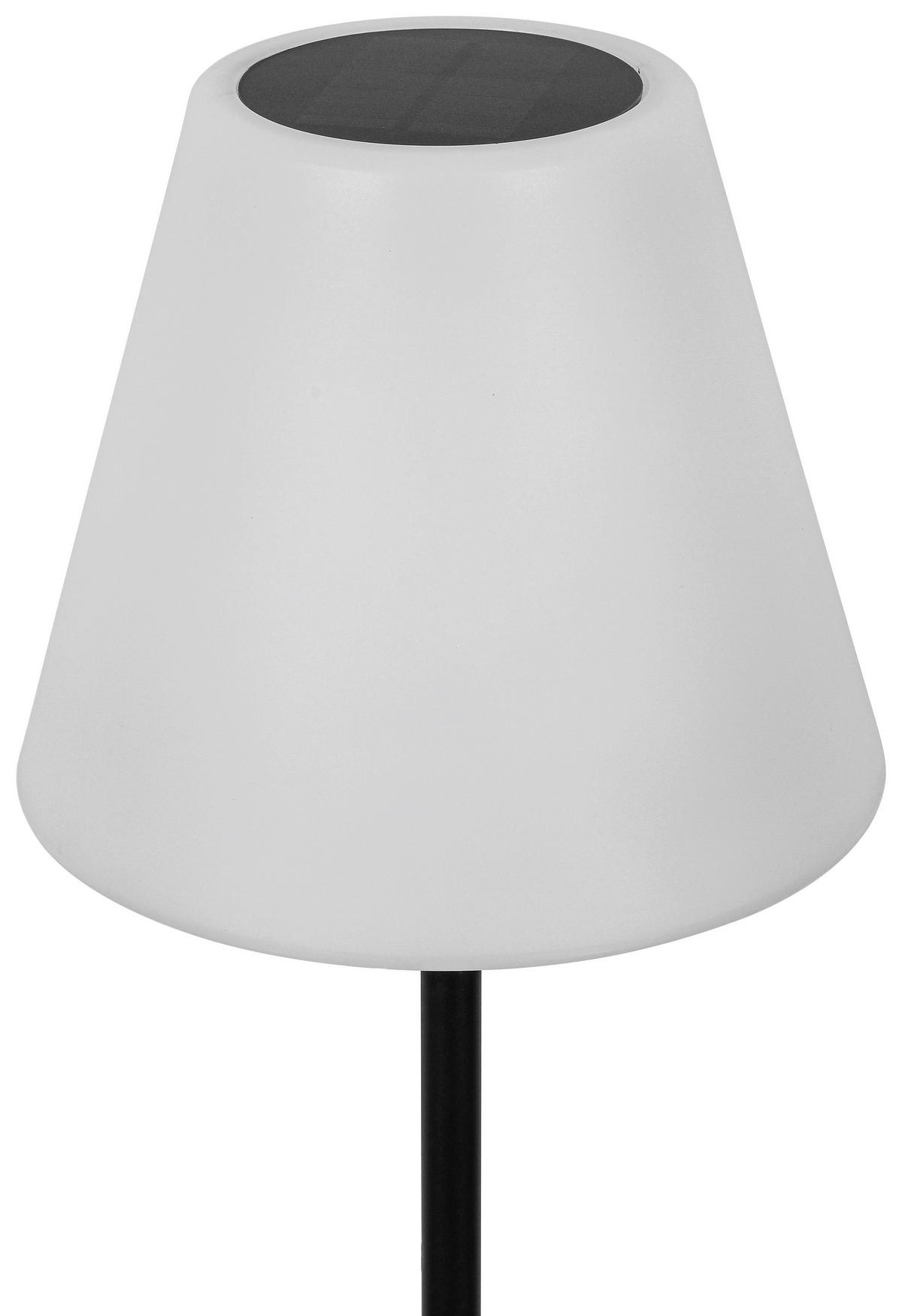 Lampă de exterior cu LED Jom - alb/negru, Modern, plastic/metal (25cm) - Modern Living