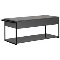 Waschtischunterschrank "New Yo rk" Grau B: 108 cm hängend - Schwarz/Grau, MODERN, Holzwerkstoff/Metall (107,5/43,5/47,5cm) - MID.YOU