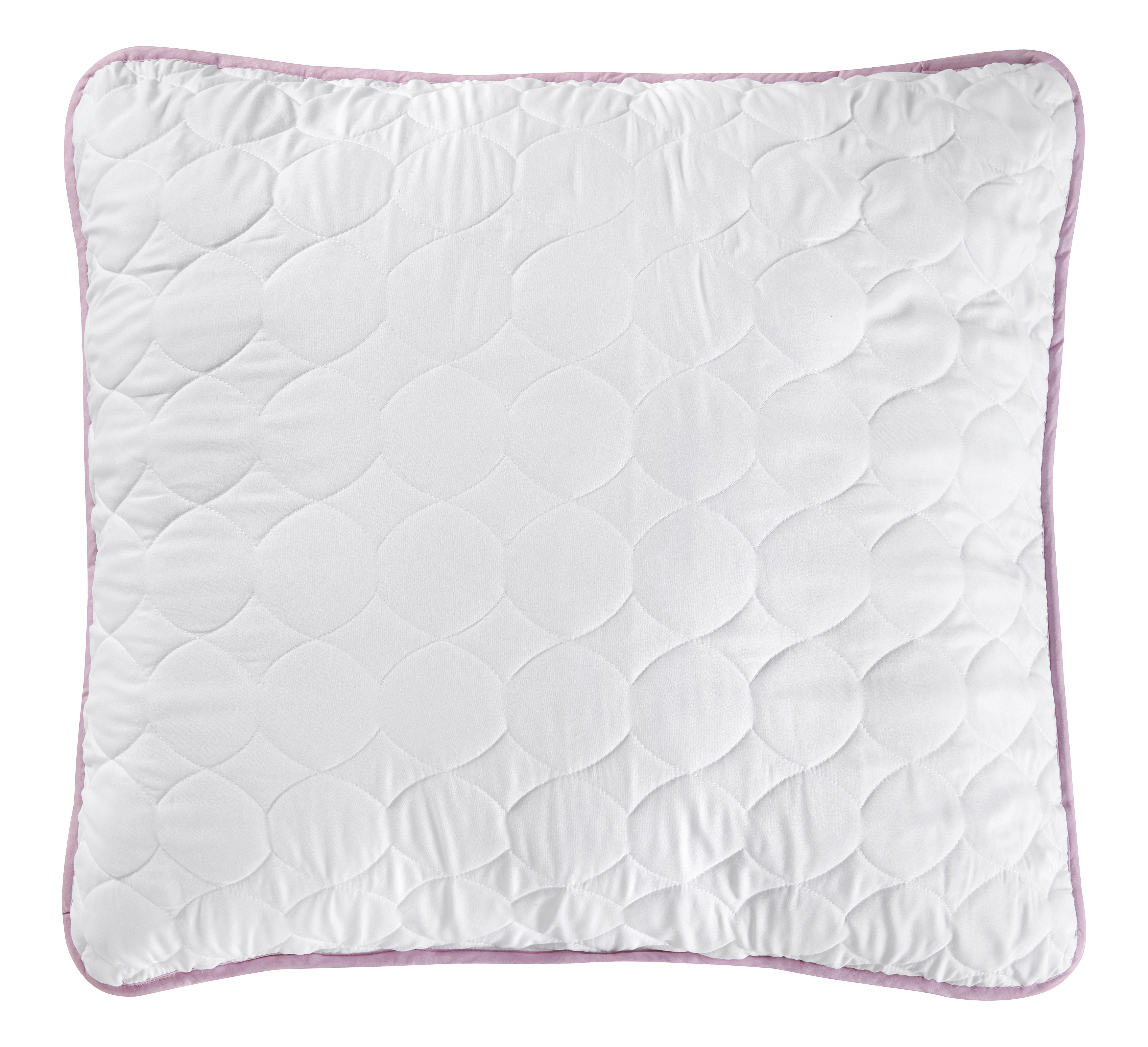Kopfkissen Lavendel ca. 80x80cm - Weiß, Textil (80/80cm) - Nadana