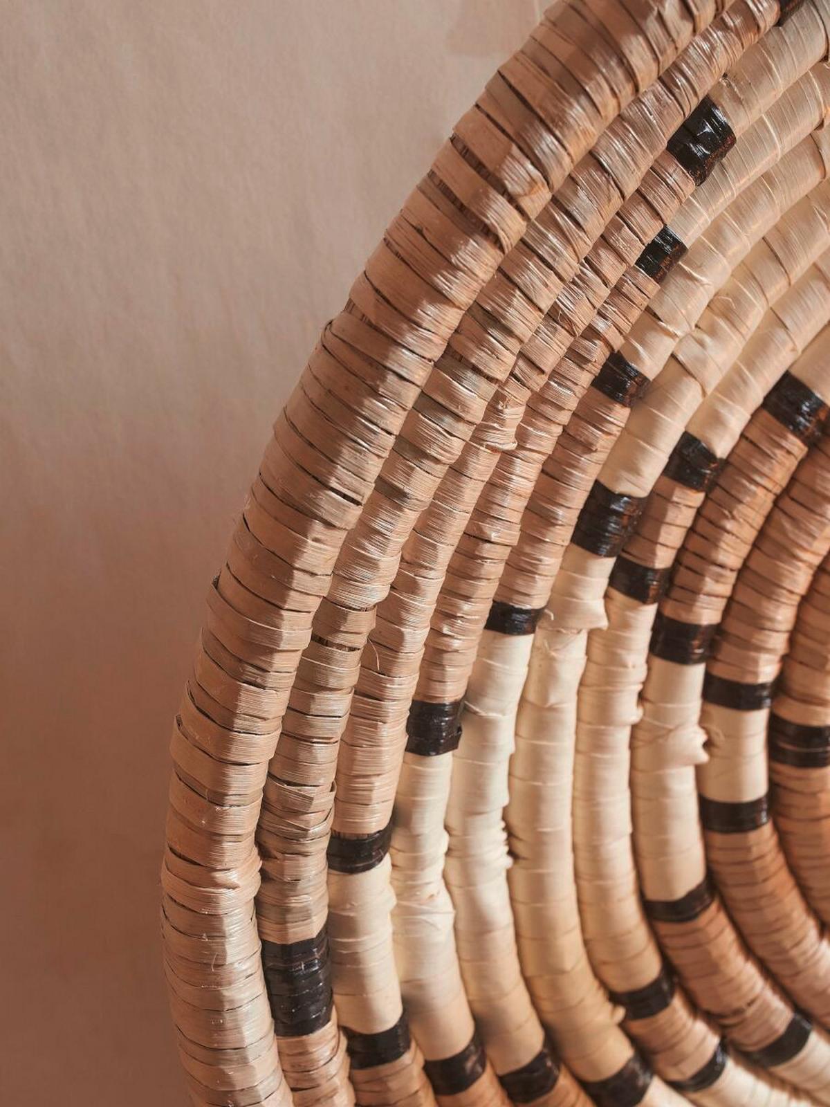 Stenska Svetilka Andros - bela/naravne barve, Basics, naravni materiali (45/6cm) - Good & Mojo