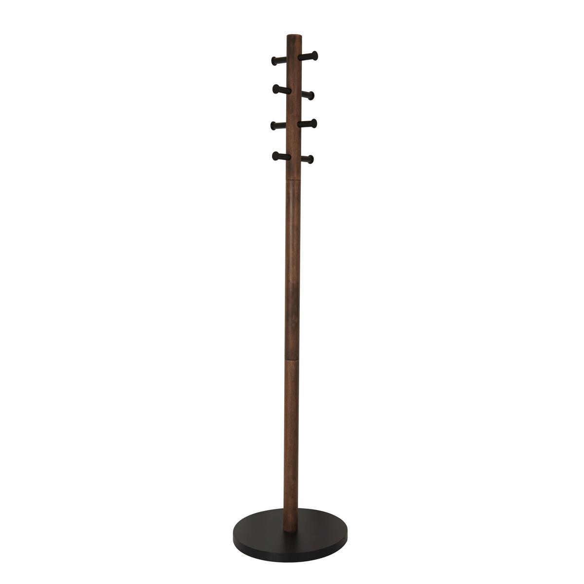 Kleiderständer Dunkelbraun - Dunkelbraun, Basics, Holz (51/165cm) - Umbra