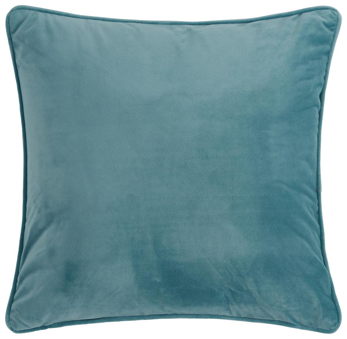 Zierkissen Viola in Blau ca. 45x45cm - Blau, Textil (45/45cm) - Premium Living