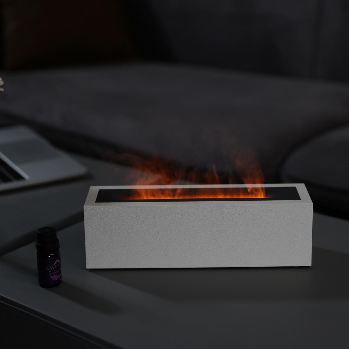 Diffuser Fire&More Weiß ca. 200ml - Weiß, Design, Kunststoff (24,7/6,6/7,7cm) - Mömax