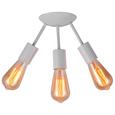 Deckenleuchte Yves max. 60 Watt - Weiß, MODERN, Metall (24/24/17,5cm) - Modern Living Deckenleuchte Yves max. 60 Watt - Weiß, MODERN, Metall (24/24/17,5cm) - Modern Living