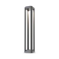 Wegeleuchte Royal Mile Grau max. 13 Watt - Grau, Trend, Metall (15,1/15,1/80cm) - MAYTONI
