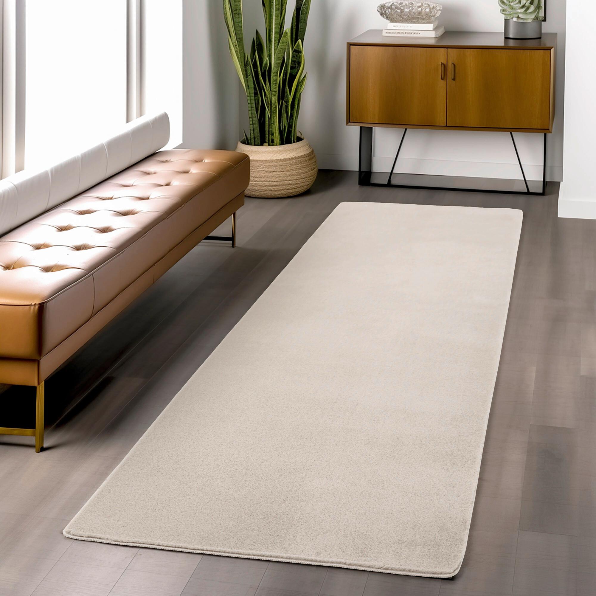 Tekač Joy, Krem Barva, 80x250cm - krem barve, Design, tekstil (80/250cm)