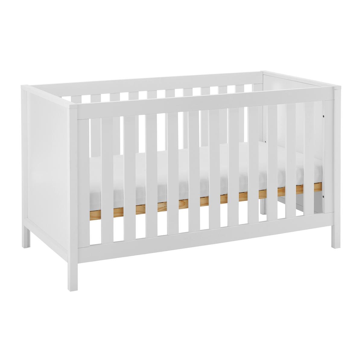 Otroška Posteljica Maria, Bela - bela, Moderno (145,8/75/84,4cm) - Bessagi Kids