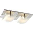 Wandleuchte Stephan, max. 2x5 Watt - Chromfarben, KONVENTIONELL, Glas/Metall (30/16/7,4cm) - MÖMAX modern living