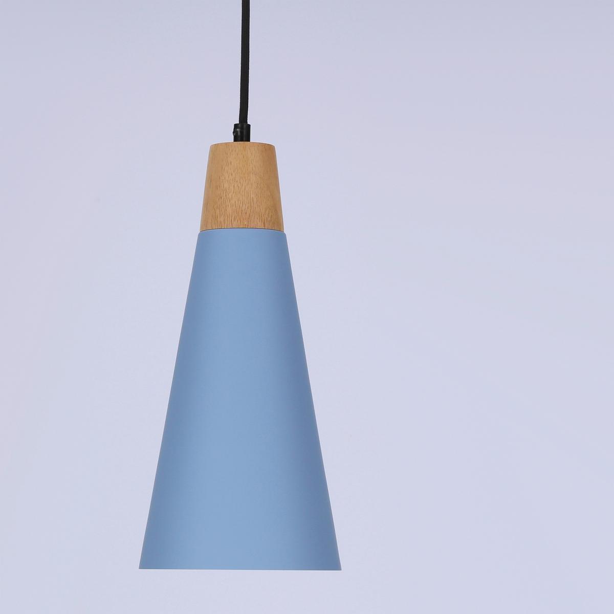 Viseća Svjetiljka Faro - crna/svijetlo plava, Trend, metal (15/15/90cm)