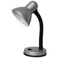 Schreibtischleuchte Leona, max. 40 Watt - Silberfarben, Kunststoff/Metall (12,5/34/18,5cm) - Based Schreibtischleuchte Leona, max. 40 Watt - Silberfarben, Kunststoff/Metall (12,5/34/18,5cm) - Based