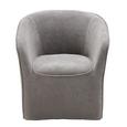 Sessel in Braun/grau - Braun/Grau, MODERN, Holzwerkstoff/Textil (72/77/72cm) - MÖMAX modern living