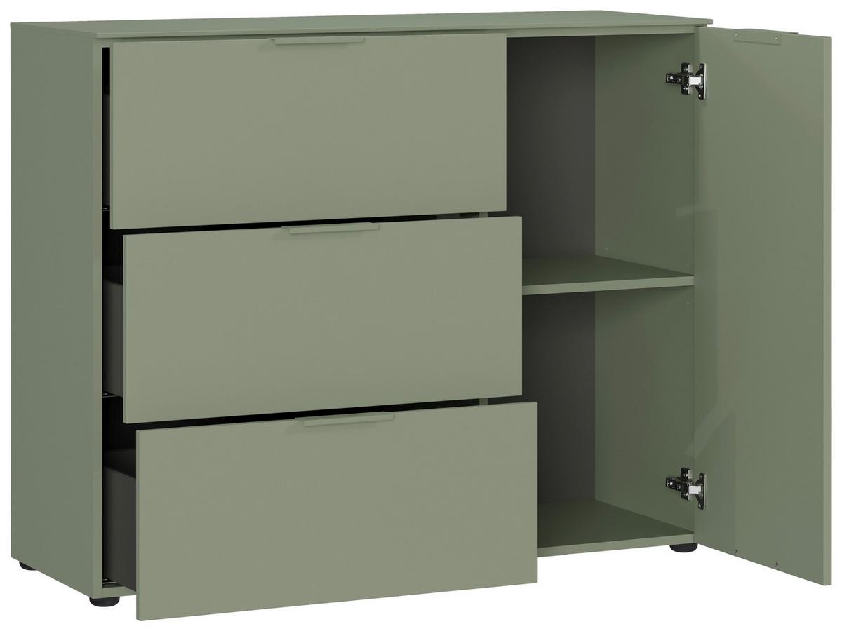 Kommode Gw-Savoca - Grün, Modern, Holzwerkstoff/Metall (109/98/40cm) - Mömax