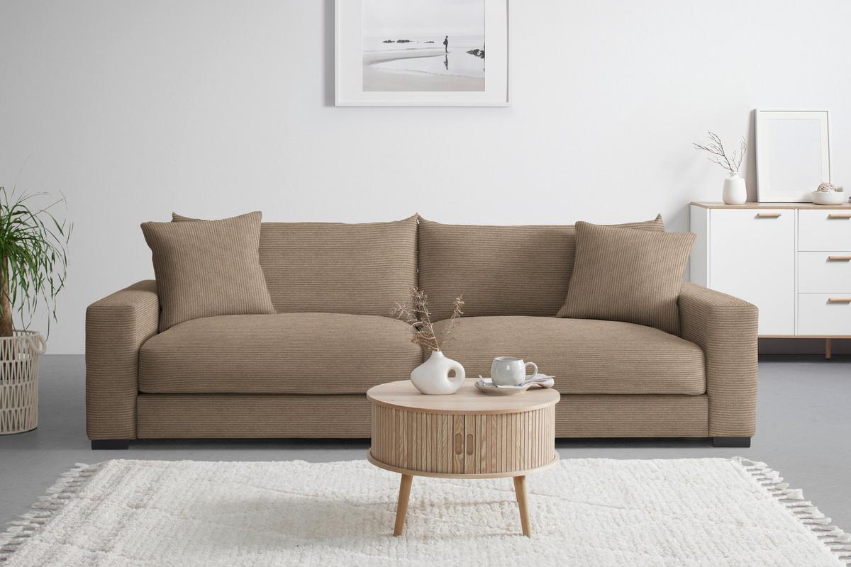 Megasofa Pedro Karamell - Karamell, MODERN, Holz/Holzwerkstoff (261/83/124cm) - Mömax