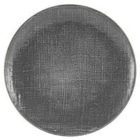 Desszertes Tányér Canvas - antracit, kerámia (22/22/2,5cm) - Premium Living
