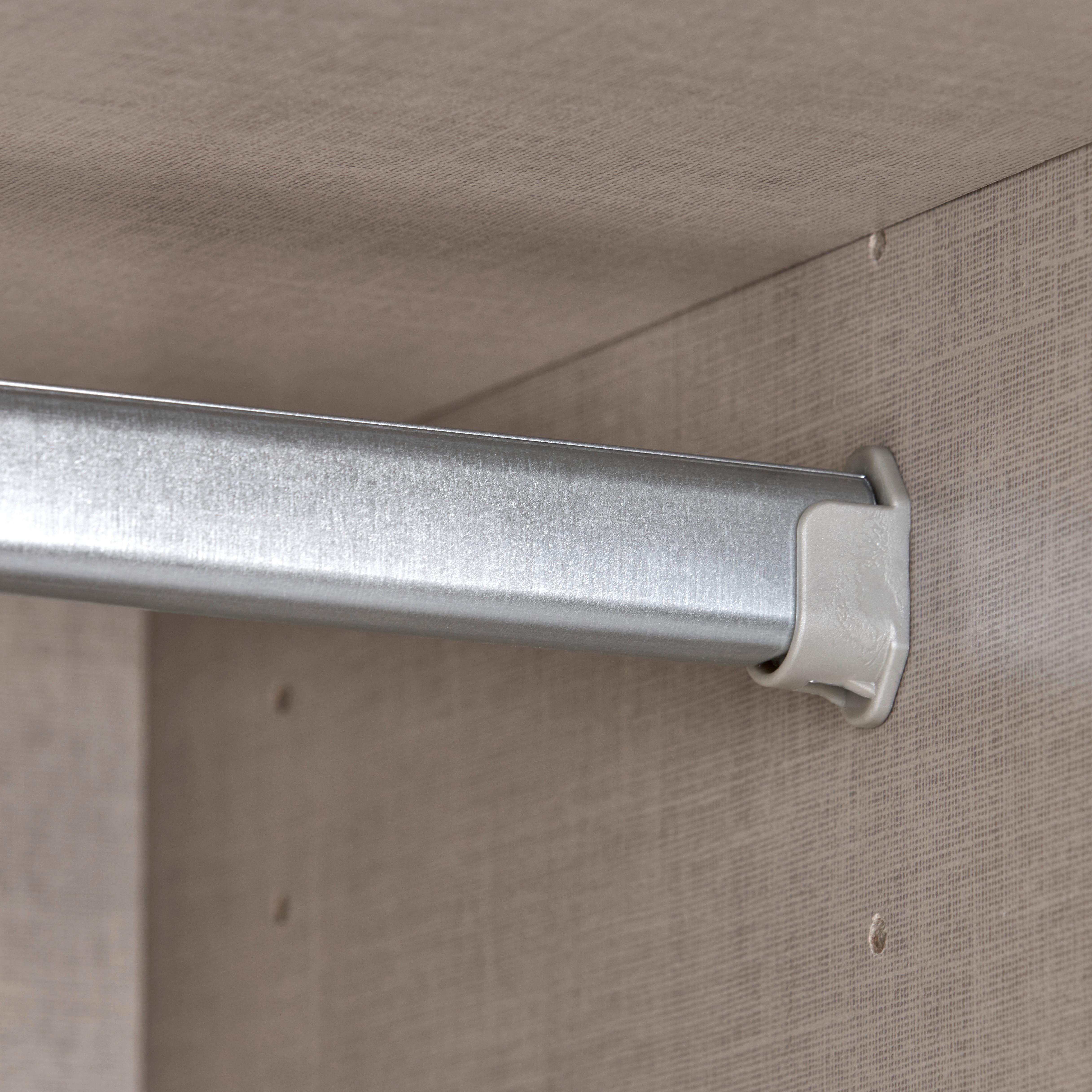 DULAP  USI ROTATIVE MAINZ - argintiu/alb, Basics, material pe bază de lemn (271/210/54cm) - Modern Living