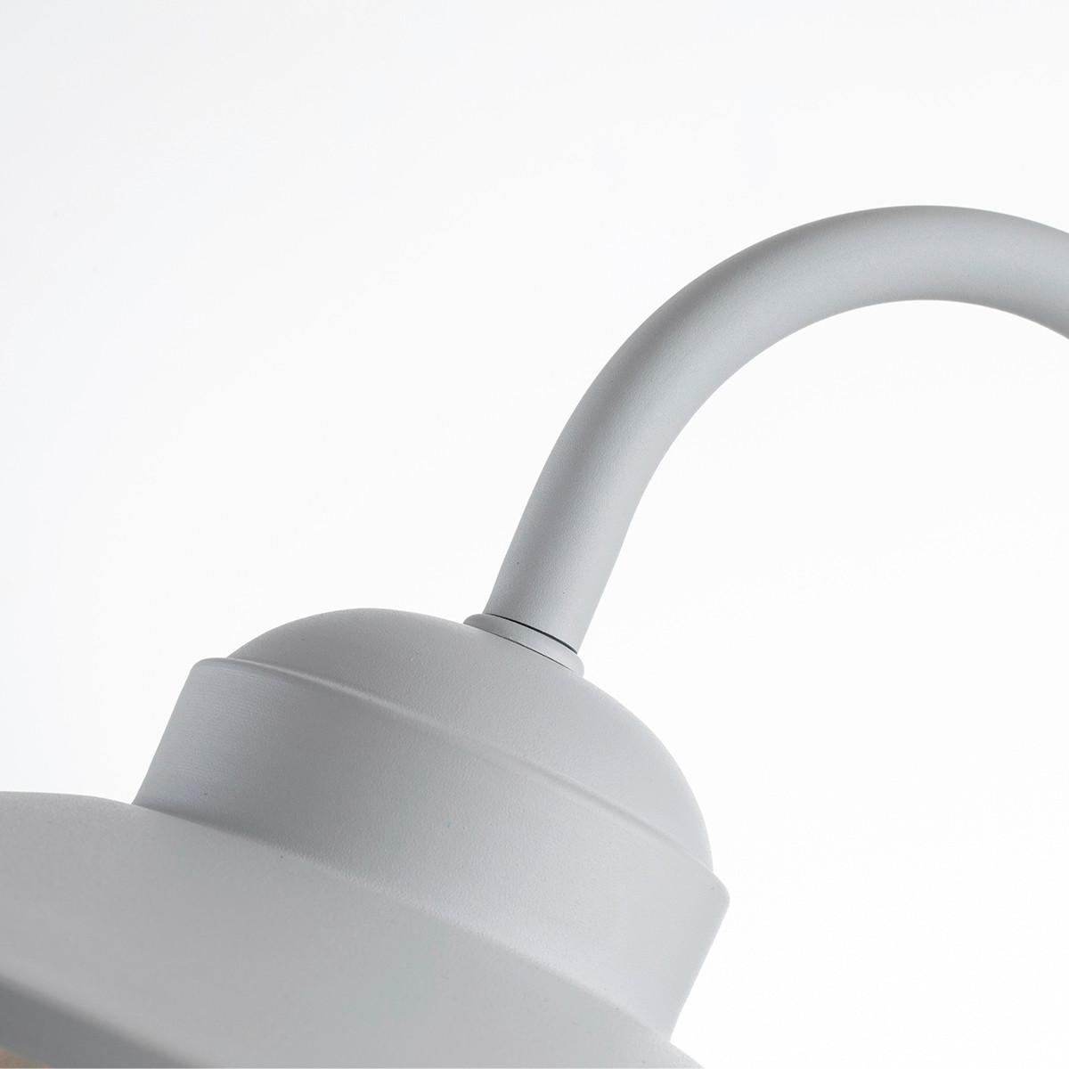 Kültéri Falilámpa Klampenborg-Wht - fehér, Basics, üveg/fém (42/27.5/25.5cm) - Elstead Lighting