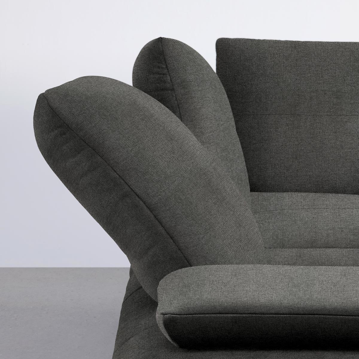 Wohnlandschaft Trendy Anthrazit - Anthrazit/Schwarz, MODERN, Holzwerkstoff/Textil (250/93/310cm) - Premium Living