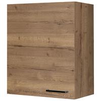 Küchenoberschrank Structura Eiche dunkel - Eiche dunkel/Schwarz, MODERN, Holzwerkstoff/Metall (60/72/35cm) - Nobilia