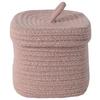 Korb Romy Rosa ca. 1 l - Rosa, KONVENTIONELL, Kunststoff/Textil (13/13/13cm) - Mömax