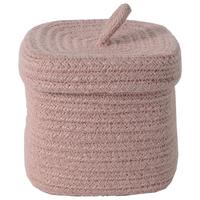 Coș Romy - roz, Konventionell, plastic/textil (13/13/13cm) - Mömax