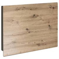 SKRZYNKA NA KLUCZE OAK - czarny/dąb artisan, Modern, metal (28/19/4cm)