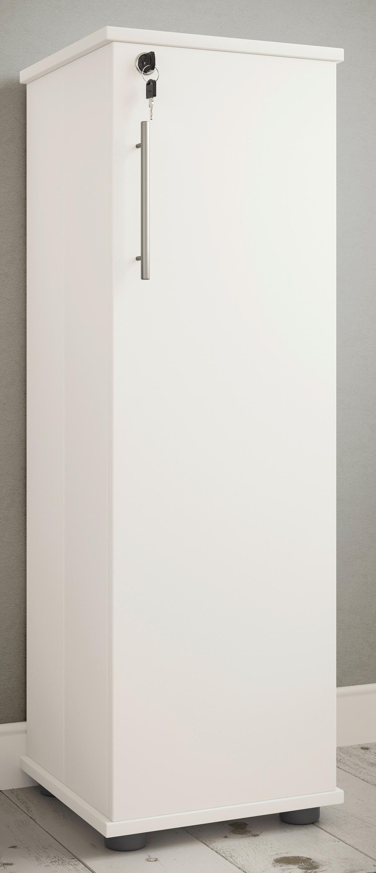 WASCHTISCHKOMBI 2-TLG. WASCHPLATZ "BITILA 100" - Honigeiche/Weiss, Modern, Keramik/Holzwerkstoff (100cm) - MID.YOU