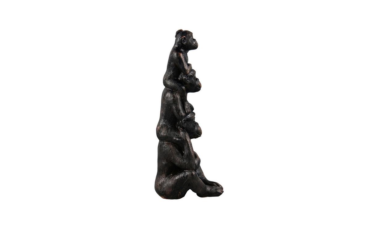 Skulptur Abu Schwarz - Schwarz, Basics, Kunststoff (15/35/12,5cm)