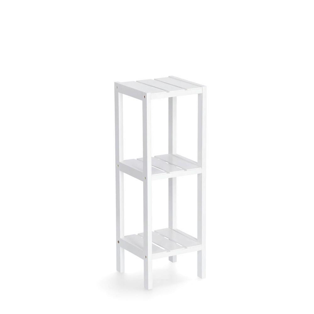 REGAŁ STOJĄCY 18873 - biały, Basics, materiał drewnopochodny (22/22/65cm) - Zeller Present