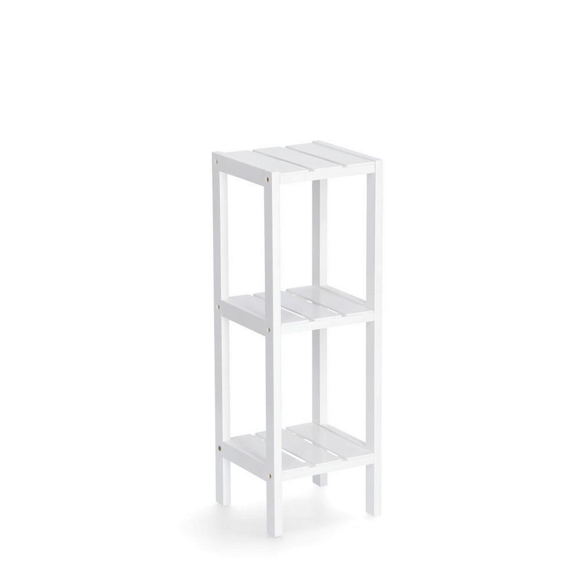 REGAŁ STOJĄCY 18873 - biały, Basics, materiał drewnopochodny (22/22/65cm) - Zeller Present