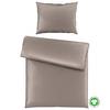 Bettwäsche Bio-Sophia Uni Taupe ca. 140x200cm - Taupe, Natur, Textil (140/200cm) - ecoTree