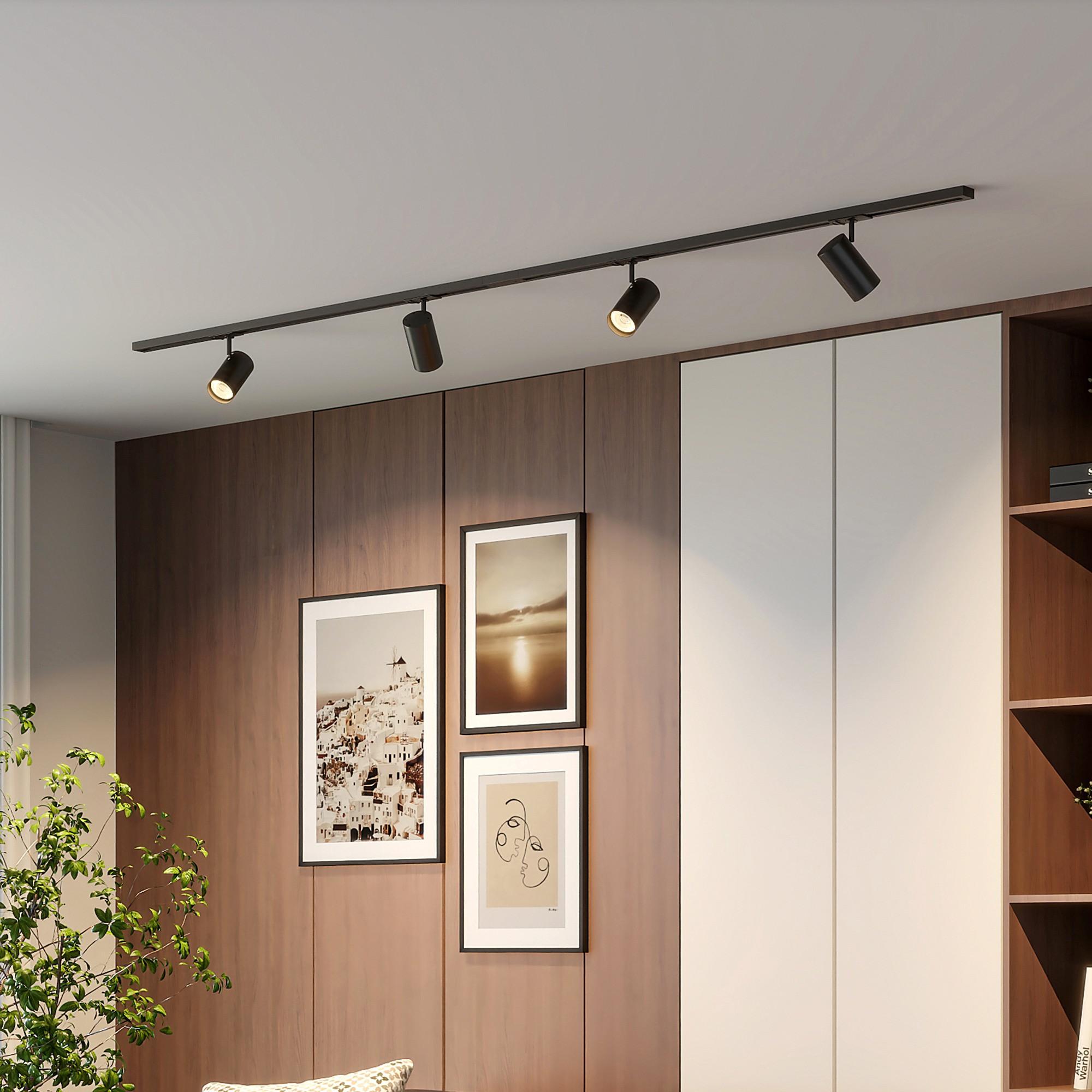 LAMPA REFLEKTOROWA EMIL *SBN* - czarny, Basics, metal (210/6/15,7cm) - Novel