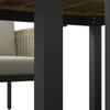 DINING-LOUNGESET CASSANDRA - Hellbraun/Teakfarben, MODERN, Holz/Textil - Bessagi Garden